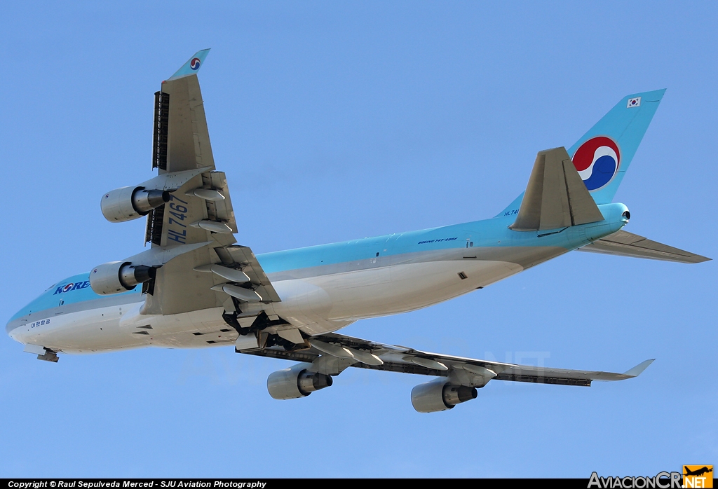HL7467 - Boeing 747-4B5F/SCD - Korean Air Cargo