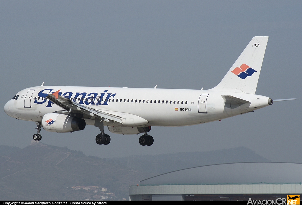 EC-HXA - Airbus A320-232 - Spanair
