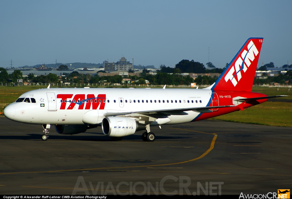 PR-MYB - Airbus A319-112 - TAM