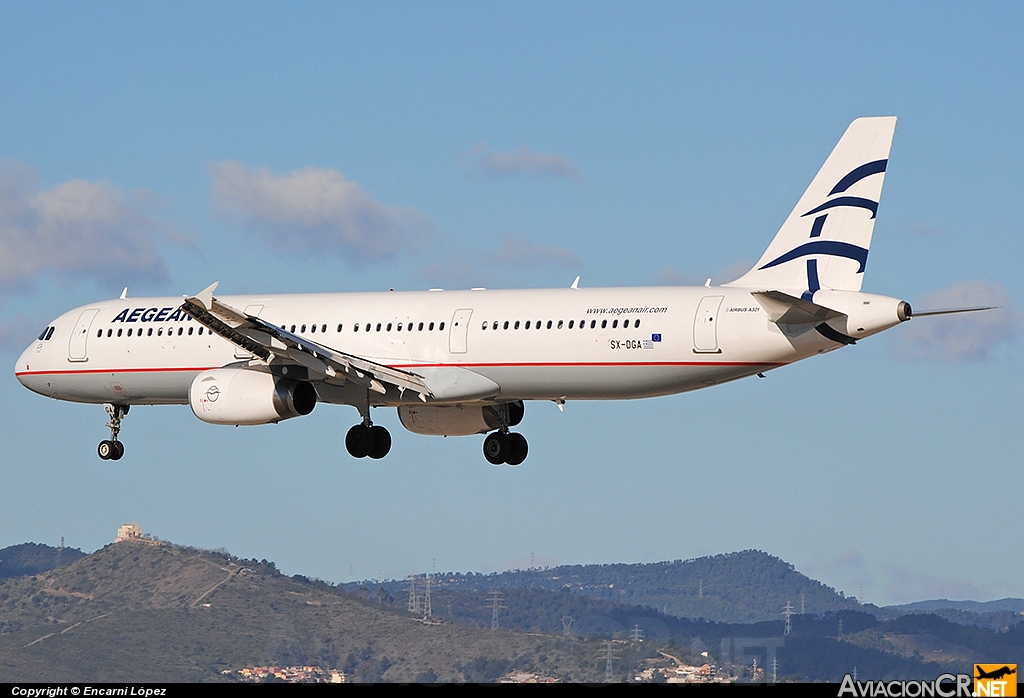 SX-DGA - Airbus A321-231 - Aegean Airlines