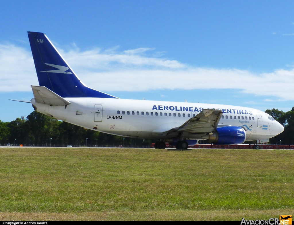 LV-BNM - Boeing 737-5K5 - Aerolineas Argentinas