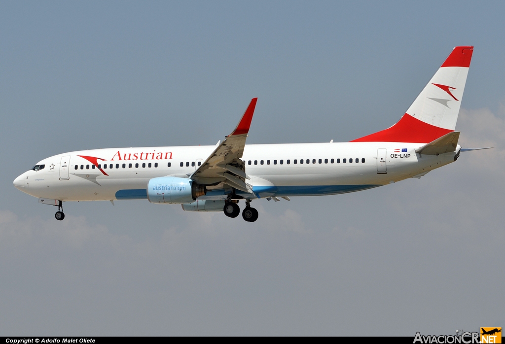 OE-LNP - Boeing 737-8Z9 - Lauda air