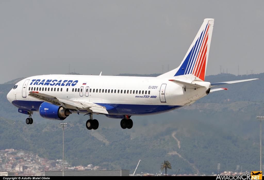 EI-DDY - Boeing 737-4Y0 - Transaero Airlines