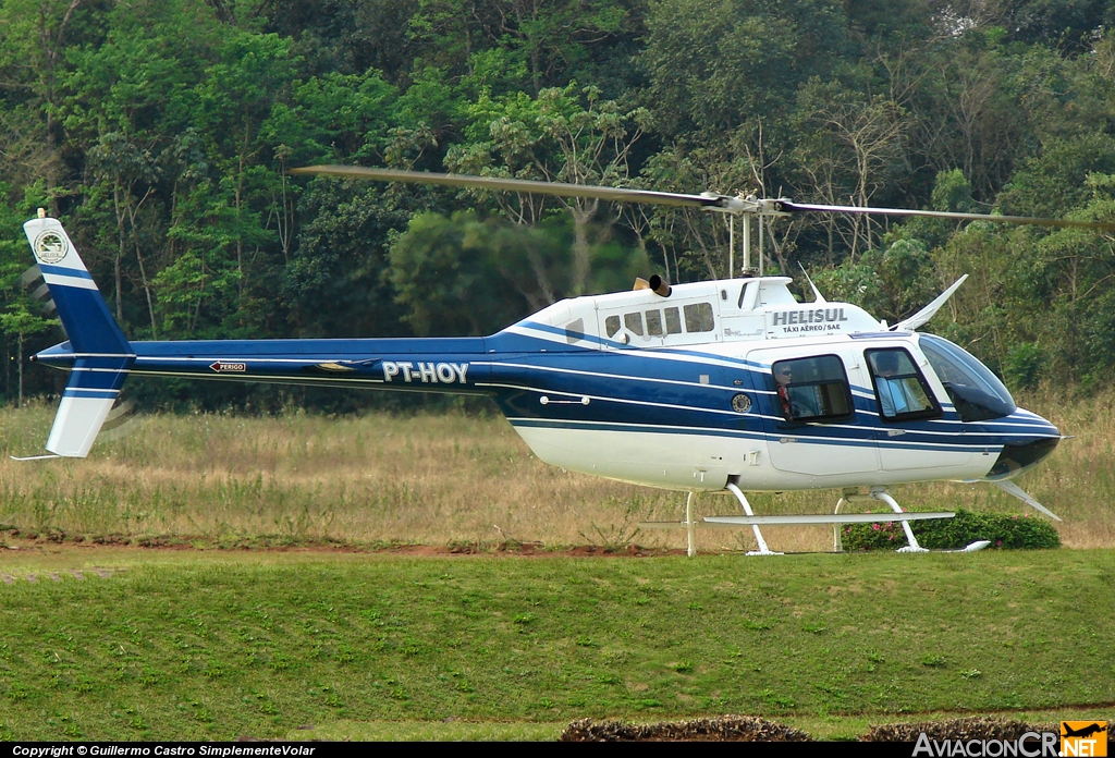 PT-HOY - Bell Bell 206-B Jet Ranger (Genérico) - Helisul Táxi Aéreo