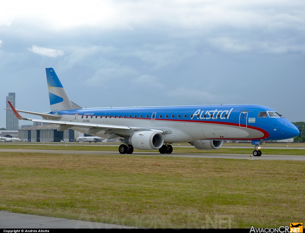 LV-CHO - Embraer 190-100IGW - Austral Líneas Aéreas