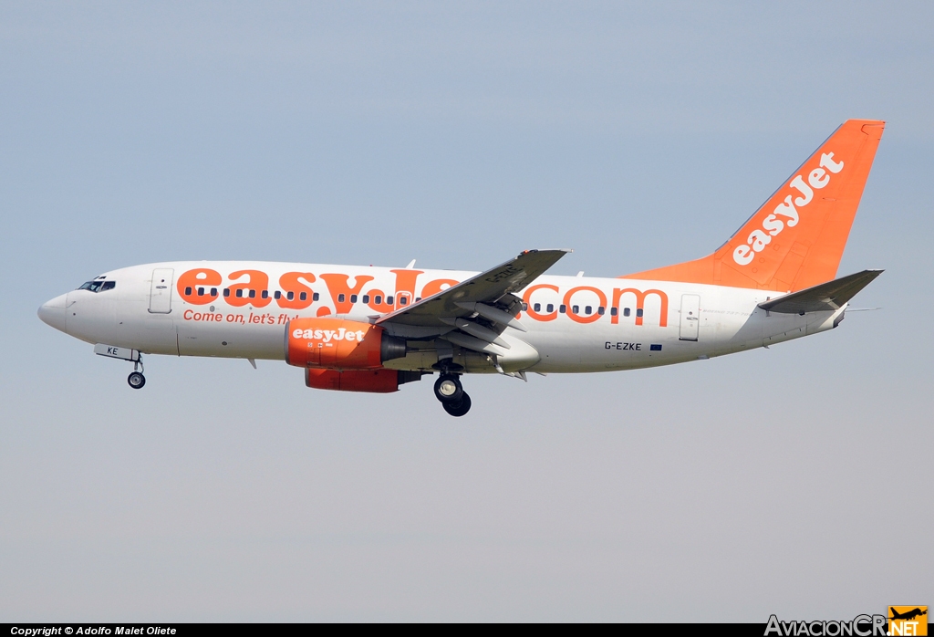 G-EZKE - Boeing 737-73V - EasyJet Airline