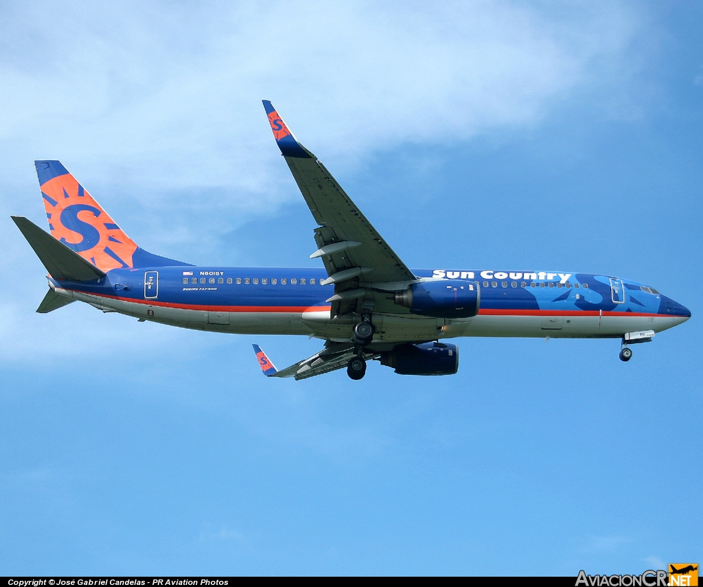 N801SY - Boeing 737-8Q8 - Sun Country Airlines