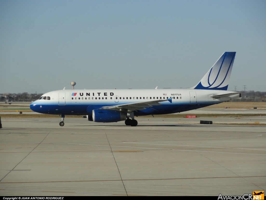 N817UA - Airbus A319-131 - United Airlines
