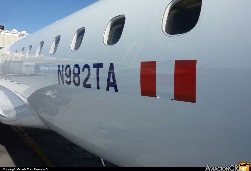 N982TA - Embraer 190-100IGW - TACA