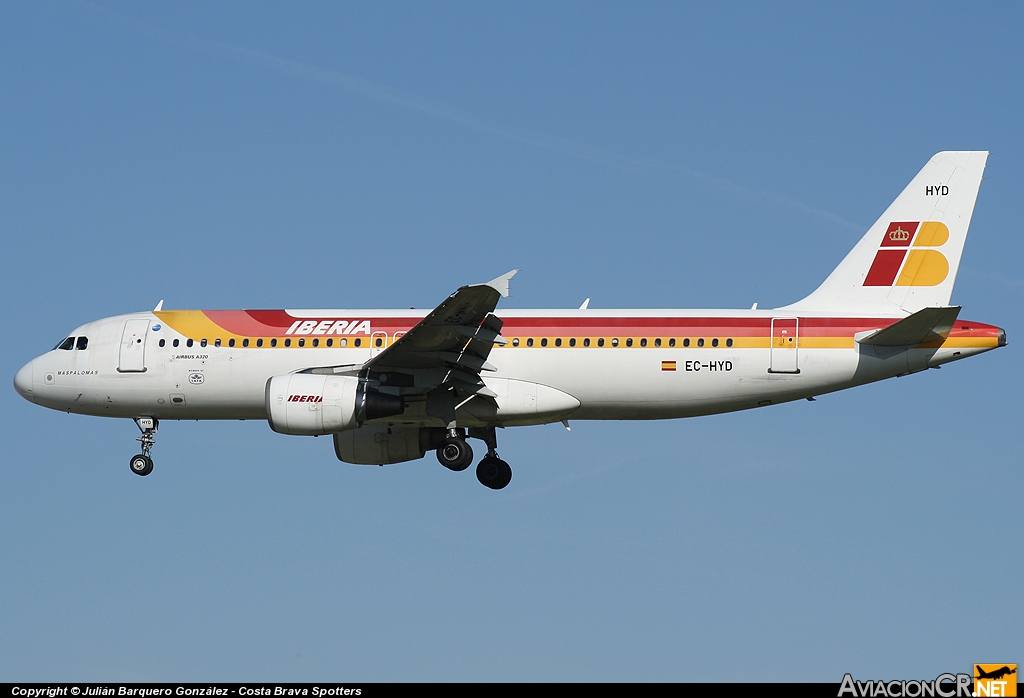 EC-HYD - Airbus A320-214 - Iberia