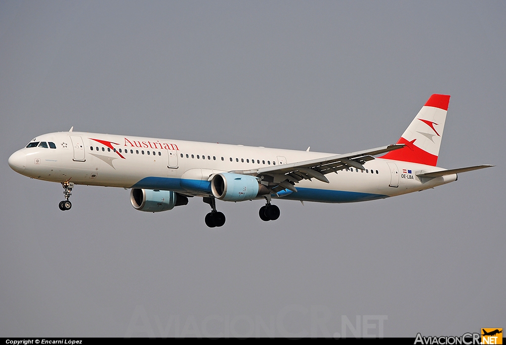 OE-LBA - Airbus A321-111 - Austrian Airlines