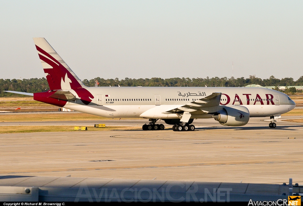 A7-BBF - Boeing 777-2D7 - Qatar Airways