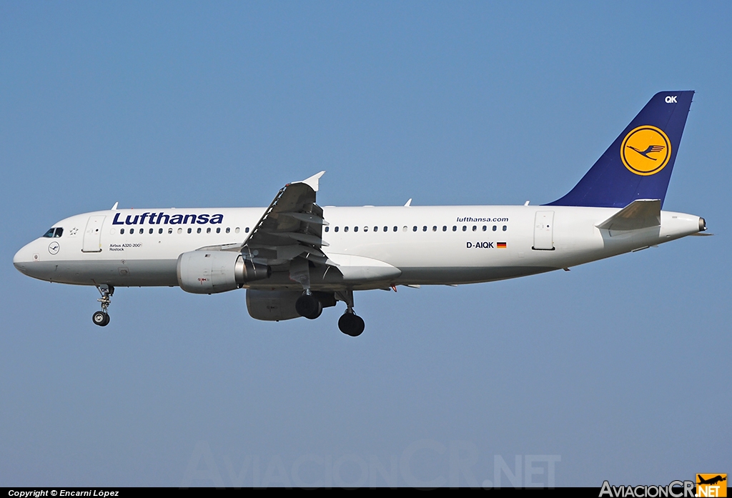 D-AIQK - Airbus A320-211 - Lufthansa