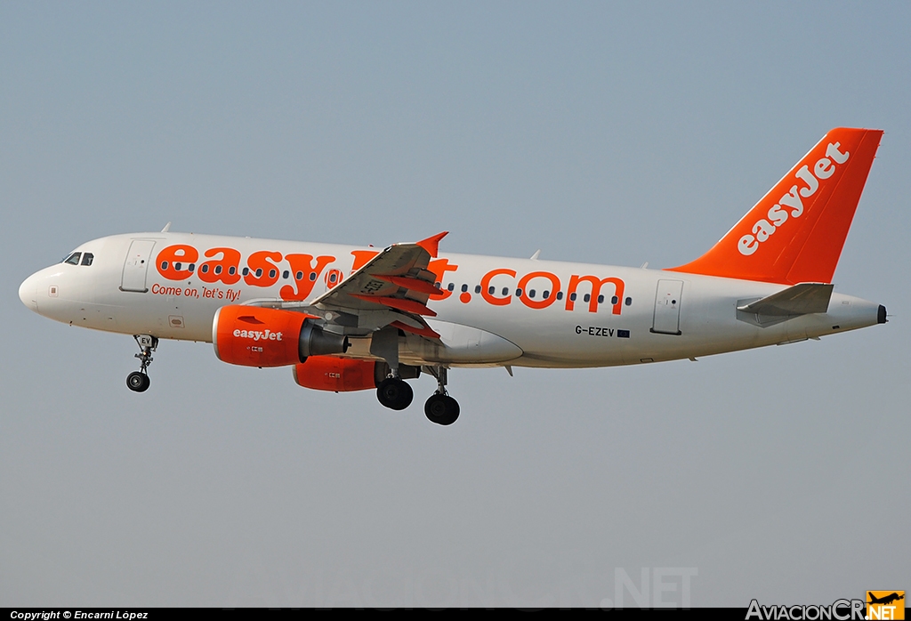G-EZEV - Airbus A319-111 - EasyJet Airlines