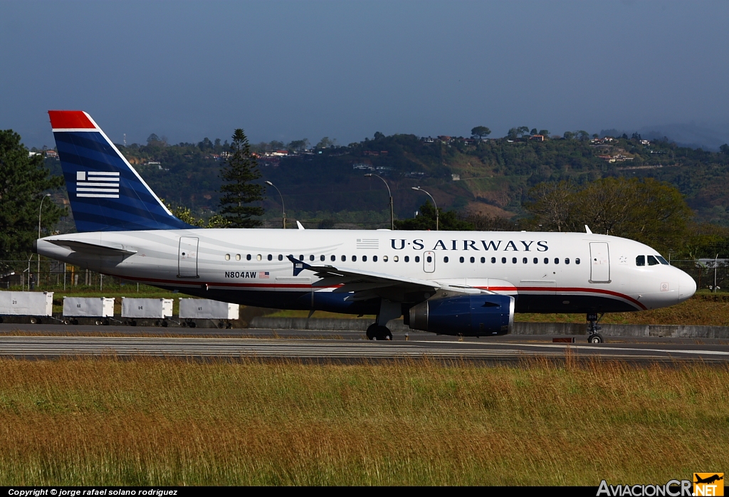 N804AW - Airbus A319-132 - US Airways