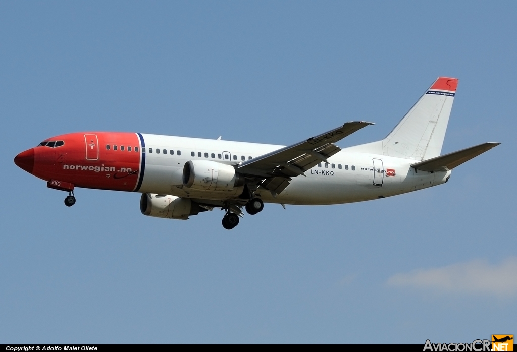 LN-KKG - Boeing 737-3K2 - Norwegian Air Shuttle