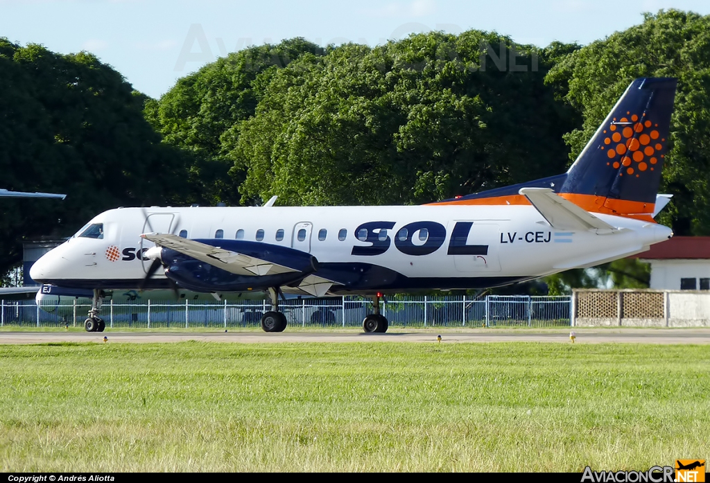 LV-CEJ - Saab 340A - Sol Lineas Aereas
