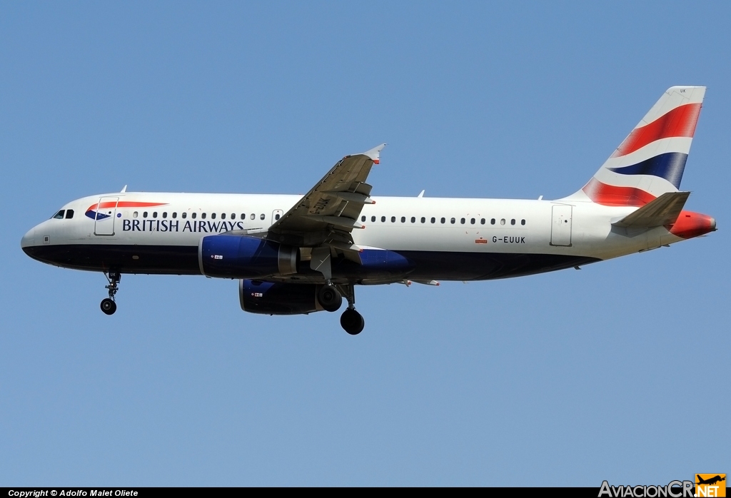 G-EUUK - Airbus A320-232 - British Airways