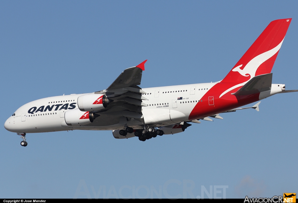 VH-OQF - Airbus A380-842 - Qantas