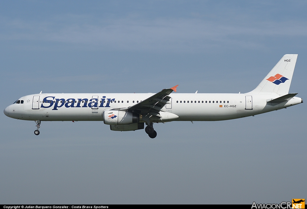 EC-HQZ - Airbus A321-231 - Spanair