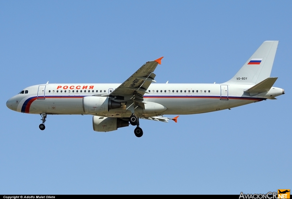 VQ-BDY - Airbus A320-214 - Rossiya Airlines