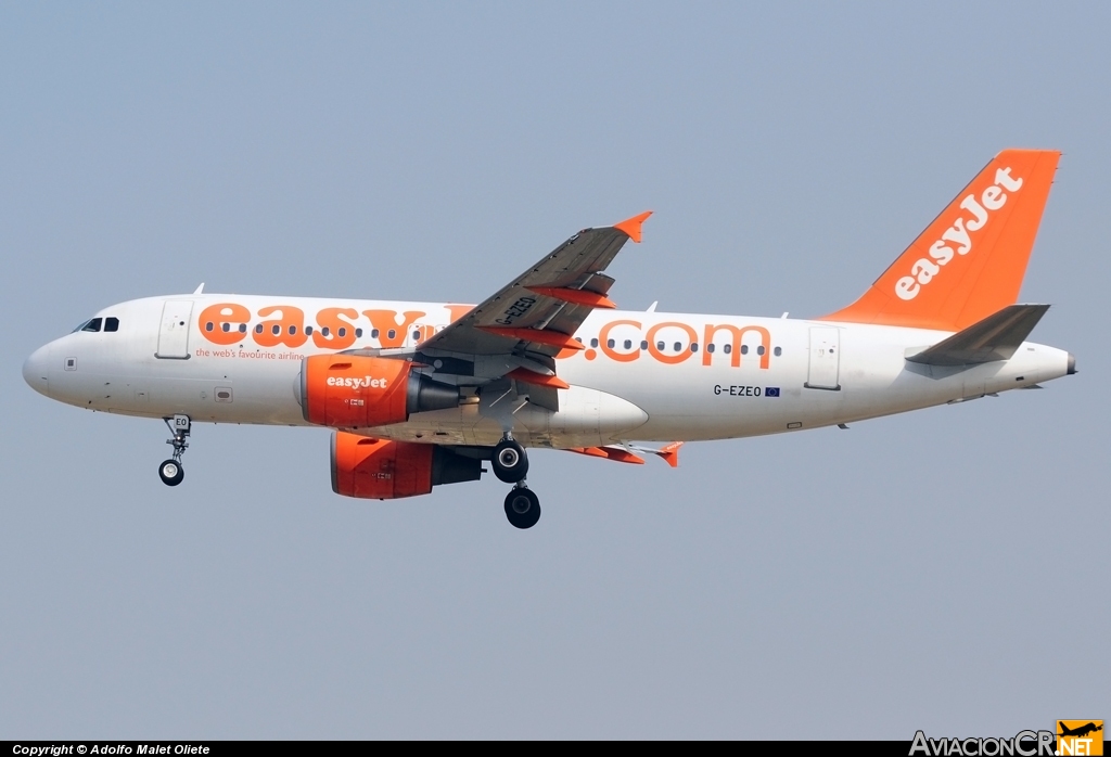 G-EZEO - Airbus A319-111 - EasyJet Airline