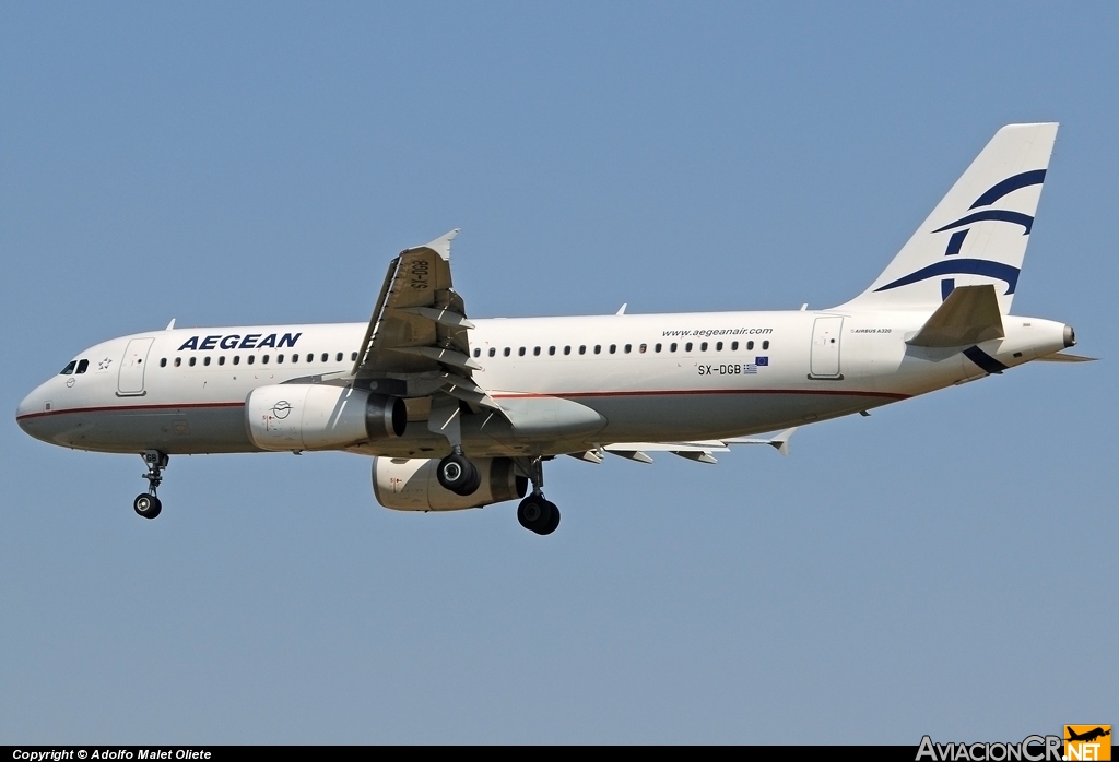 SX-DGB - Airbus A320-232 - Aegean Airlines