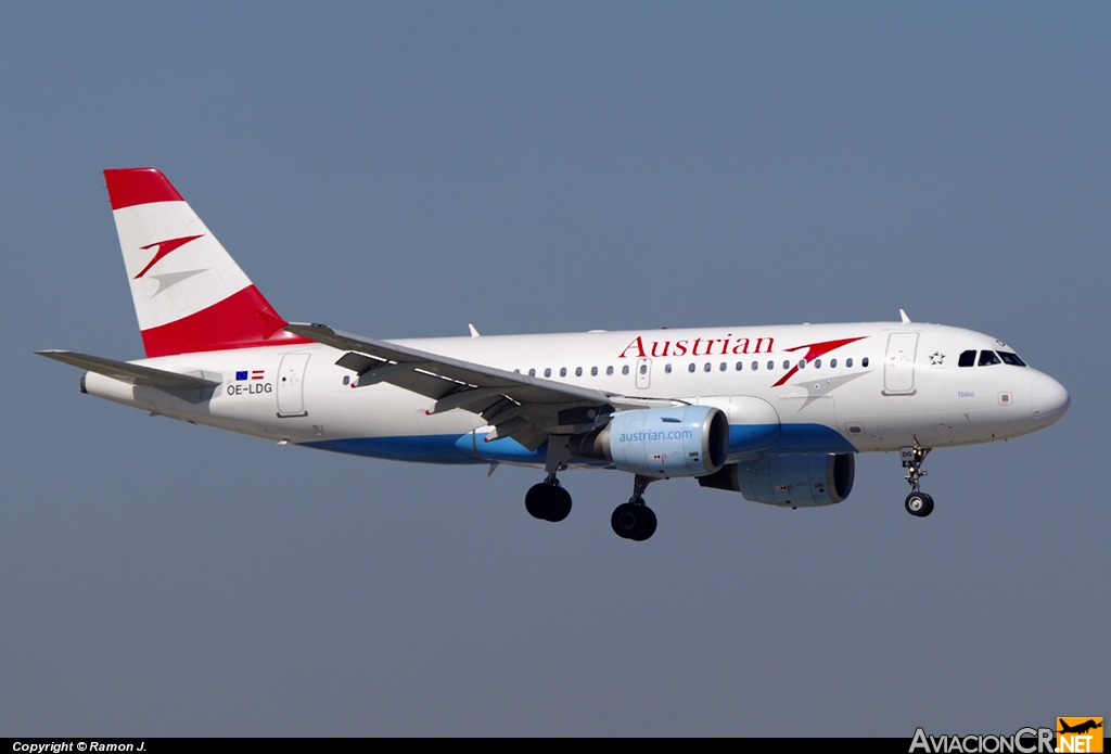 OE-LDG - Airbus A319-112 - Austrian Airlines