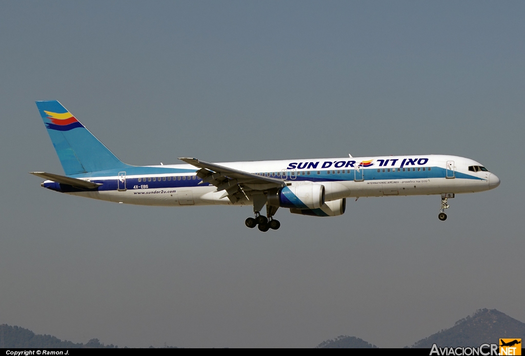 4X-EBS - Boeing 757-258 - Sun d'Or International Airlines