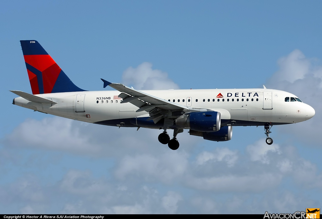N336NB - Airbus A319-114 - Delta Air Lines
