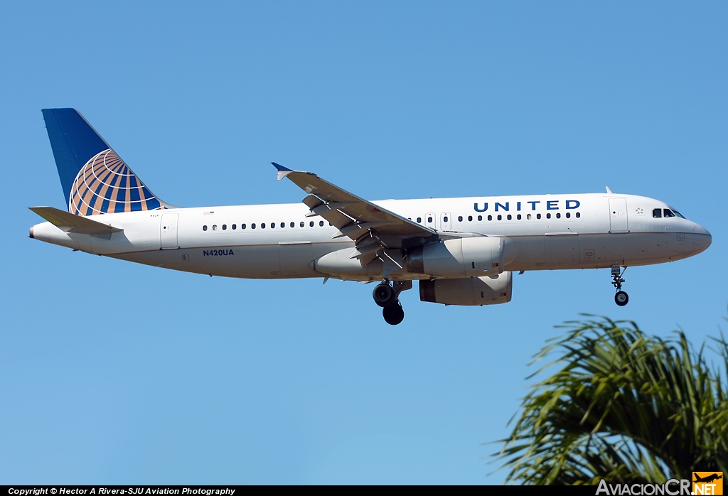 N420UA - Airbus A320-232 - United Airlines