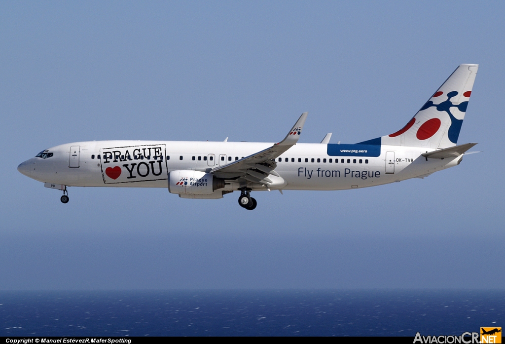 OK-TVB - Boeing 737-8CX - Travel Service