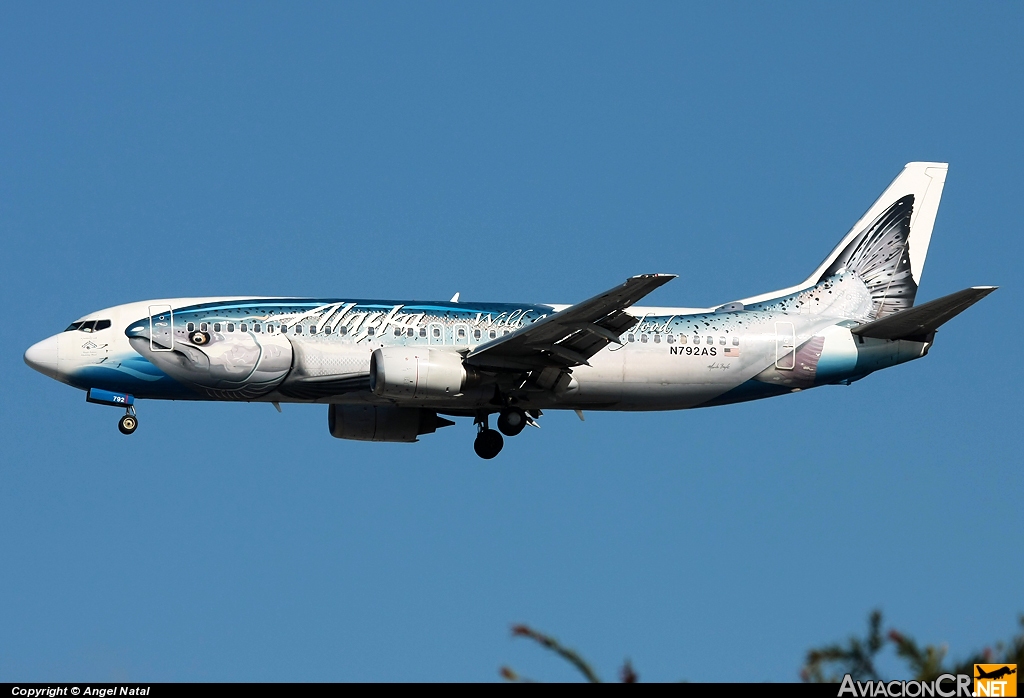N792AS - Boeing 737-490 - Alaska Airlines