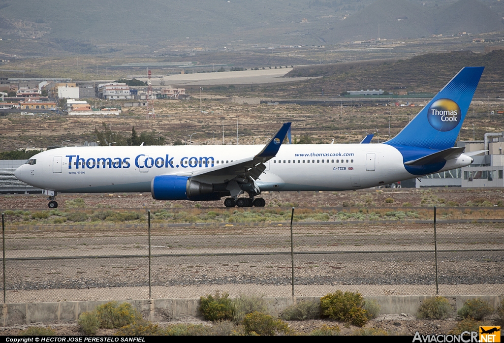 G-TCCB - Boeing 767-31K/ER - Thomas Cook Airlines