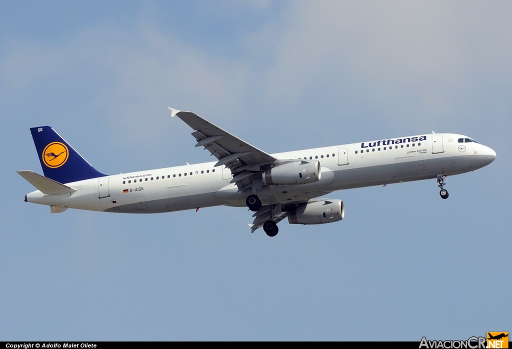 D-AISK - Airbus A321-231 - Lufthansa