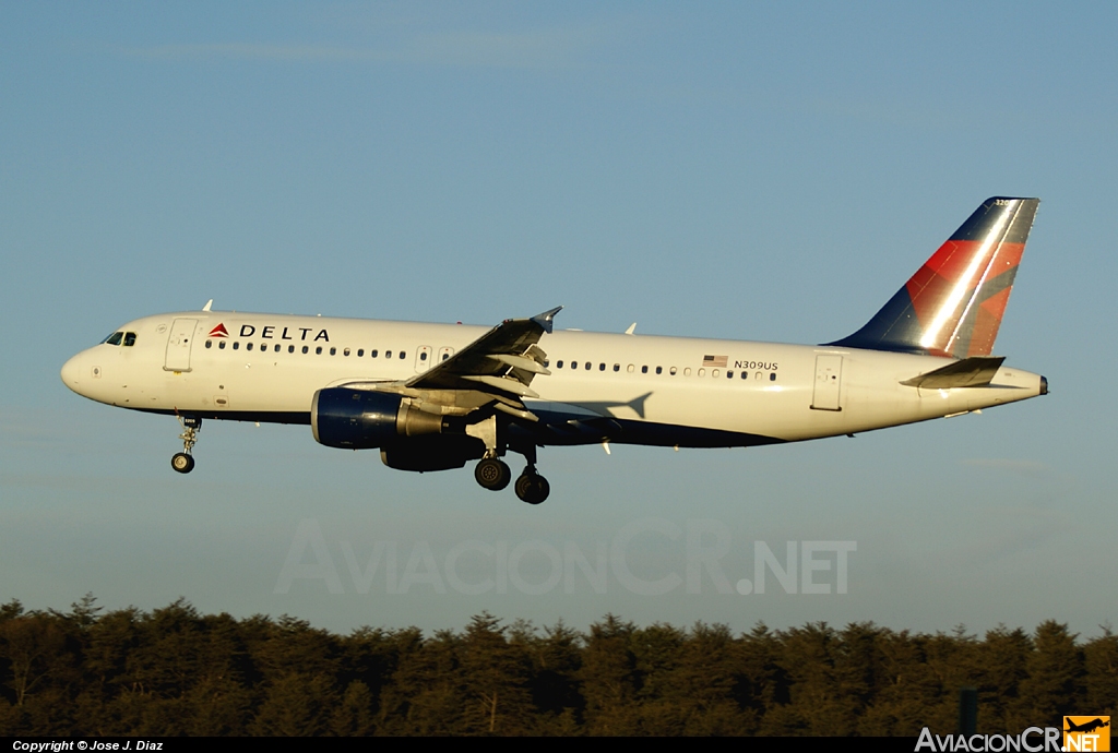 N309US - Airbus A320-211 - Delta Air lines