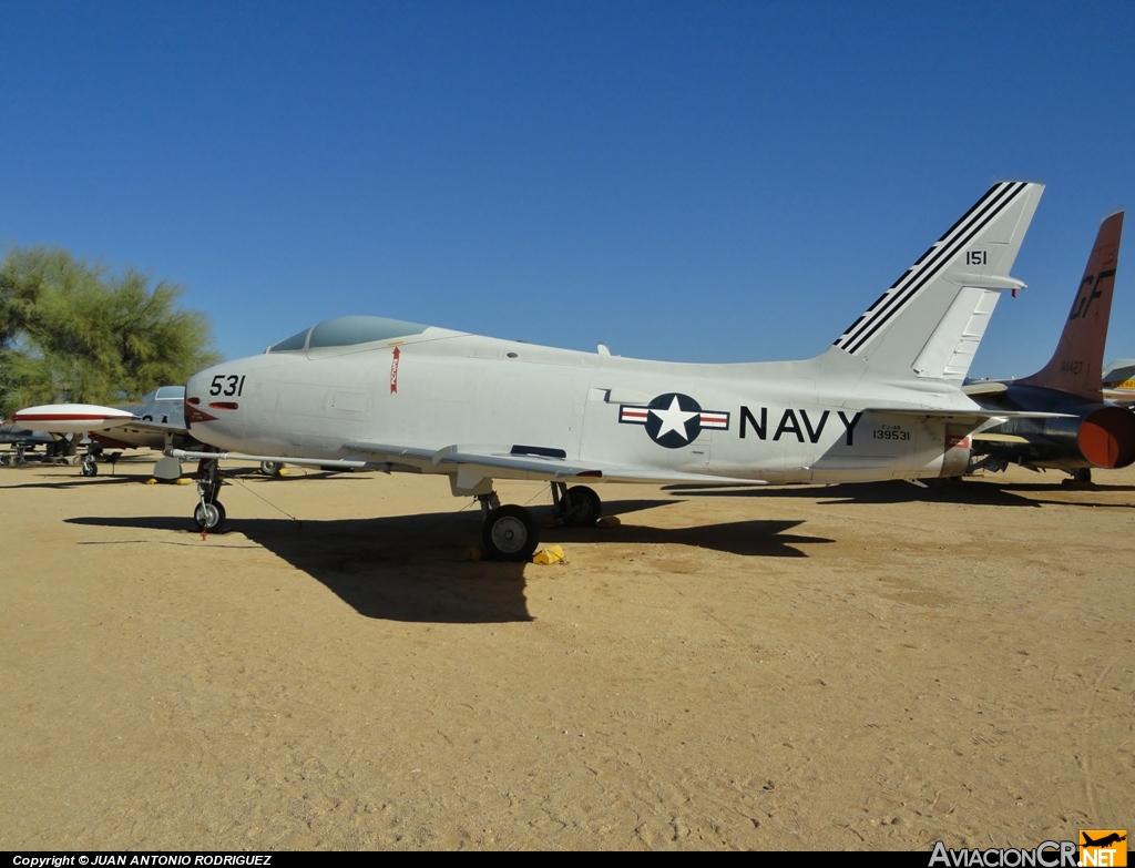 139531 - North American FJ-4B Fury - USA - Marina/NAVY