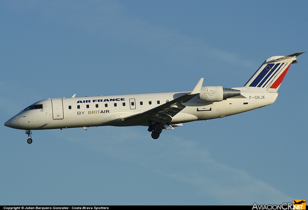 F-GRJK - Bombardier CRJ-100ER - Air France (Brit Air)