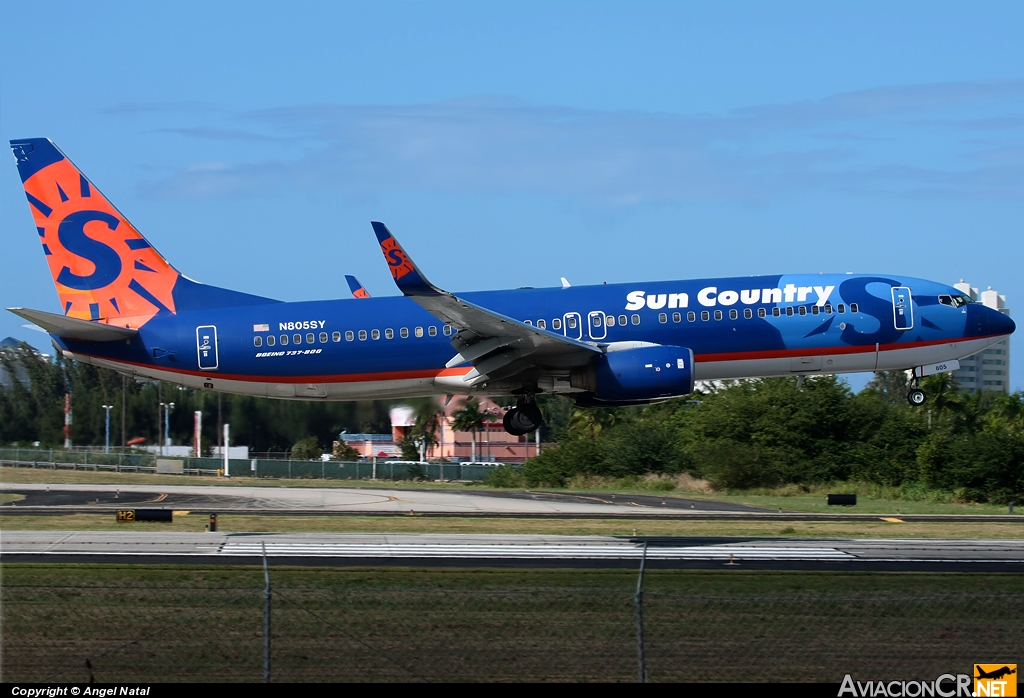 N805SY - Boeing 737-8Q8 - Sun Country