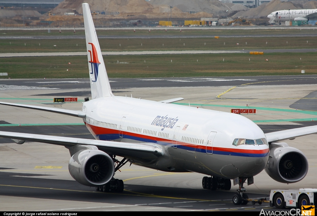 9M-MRN - Boeing 777-2H6/ER - Malaysia Airlines