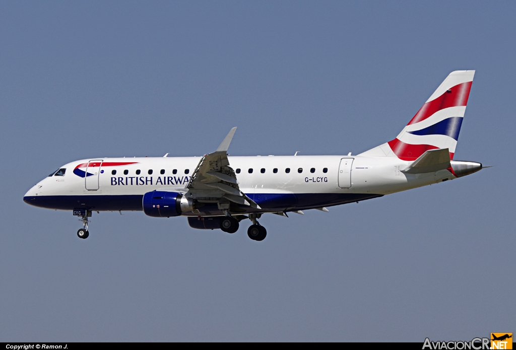 G-LCYG - Embraer ERJ-170-100ST - British Airways