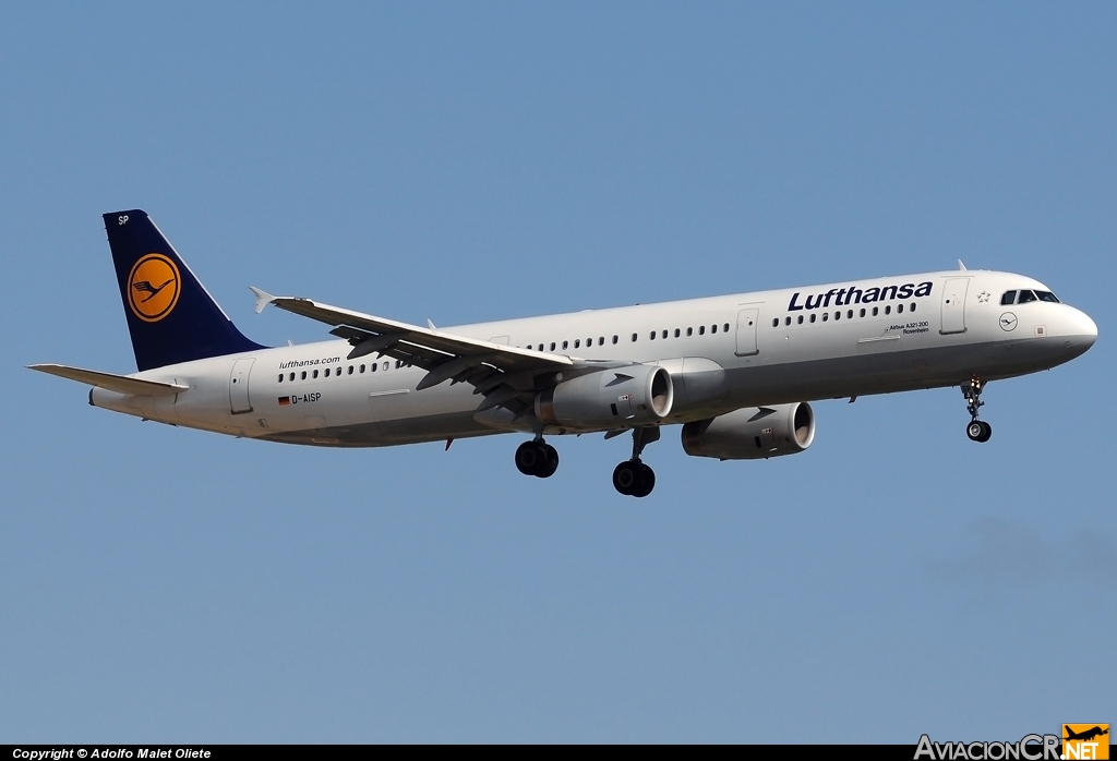 D-AISP - Airbus A321-231 - Lufthansa