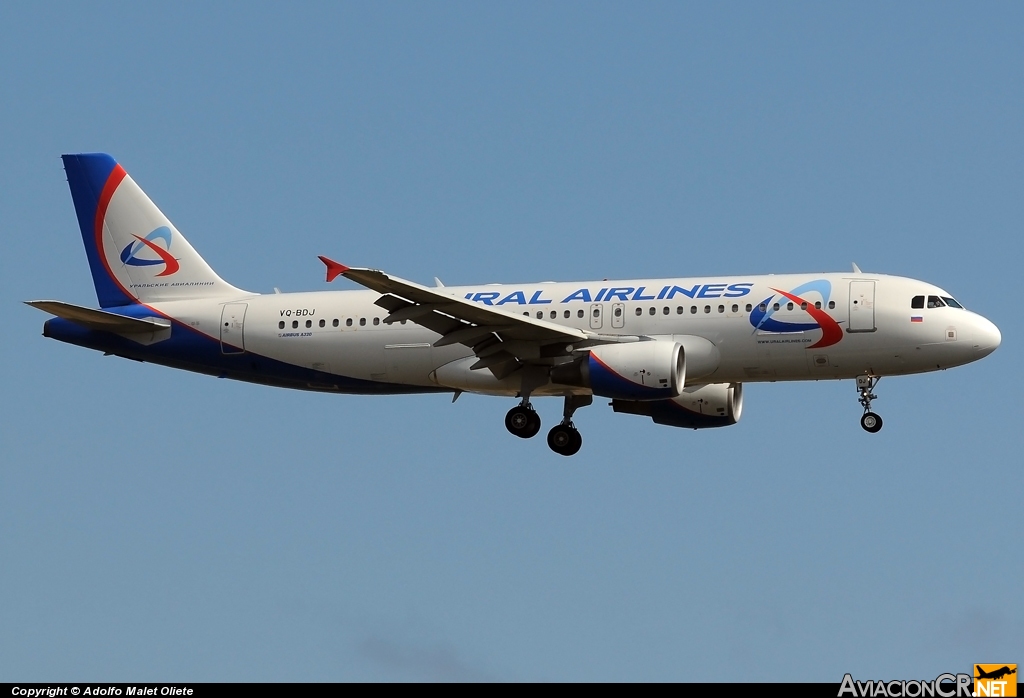 VQ-BDJ - Airbus A320-214 - Ural Airlines