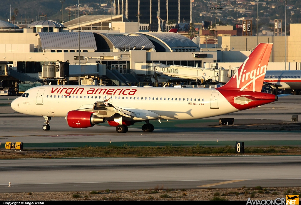 N637VA - Airbus A320-214 - Virgin America