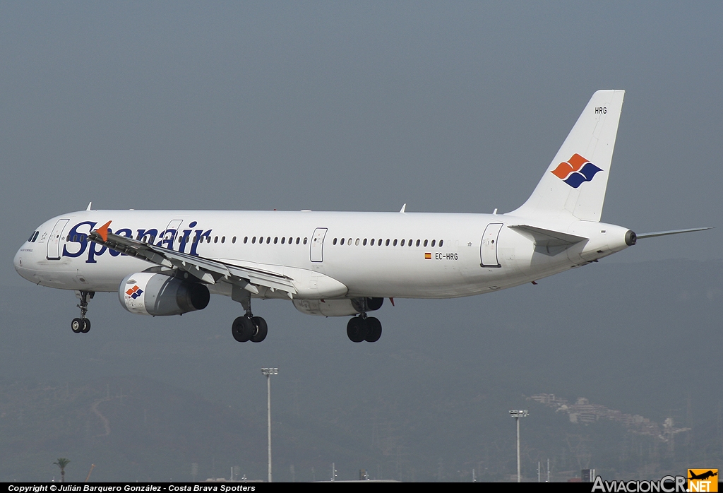 EC-HRG - Airbus A321-231 - Spanair