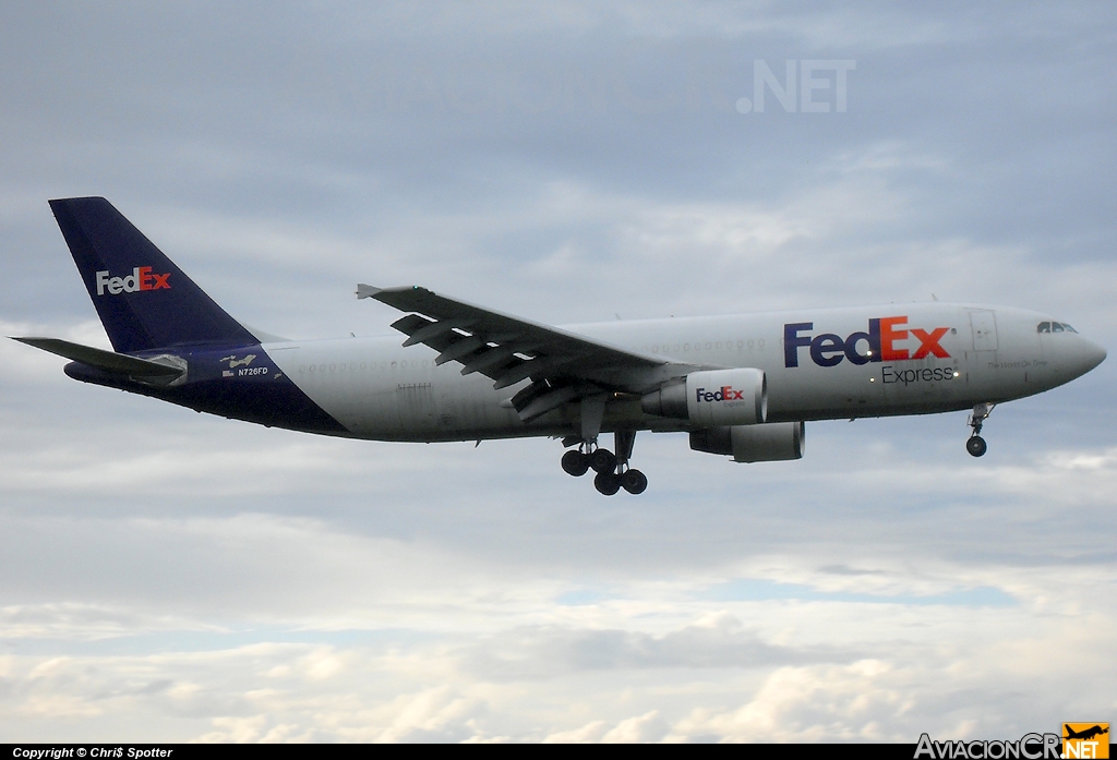 N726FD - Airbus A300F4-622R - FedEx