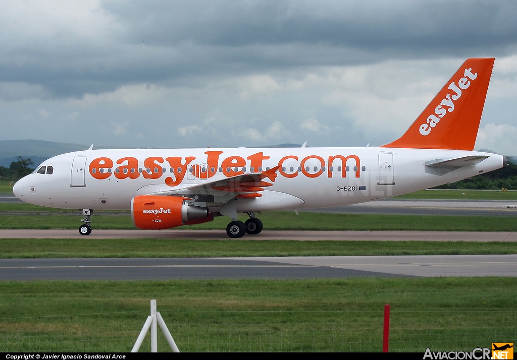 G-EZGI - Airbus A319-111 - EasyJet Airline