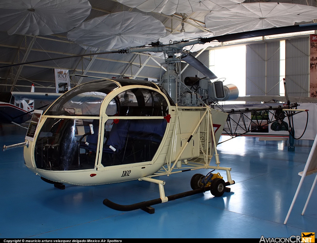 1102 - Aerospatiale SE 3130 Alouette II - Fuerza Aerea Mexicana FAM