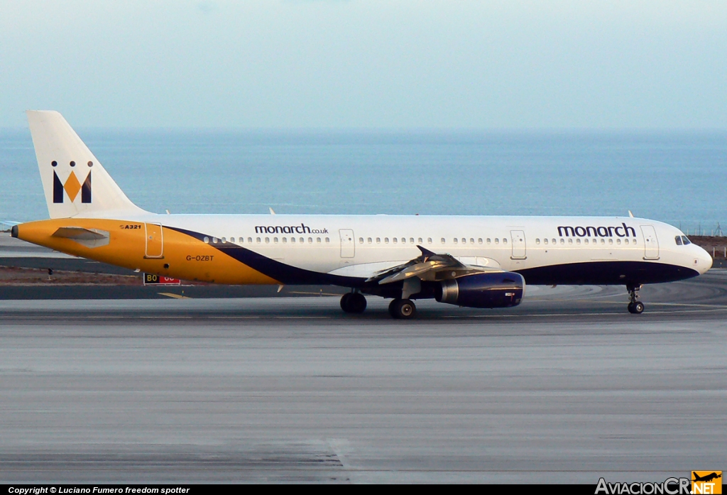 G-OZBT - Airbus A321-231 - Monarch Airlines