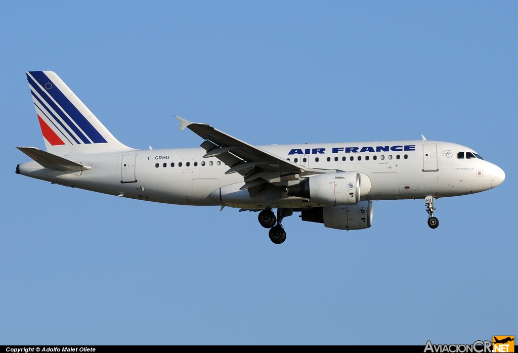 F-GRHU - Airbus A319-111 - Air France